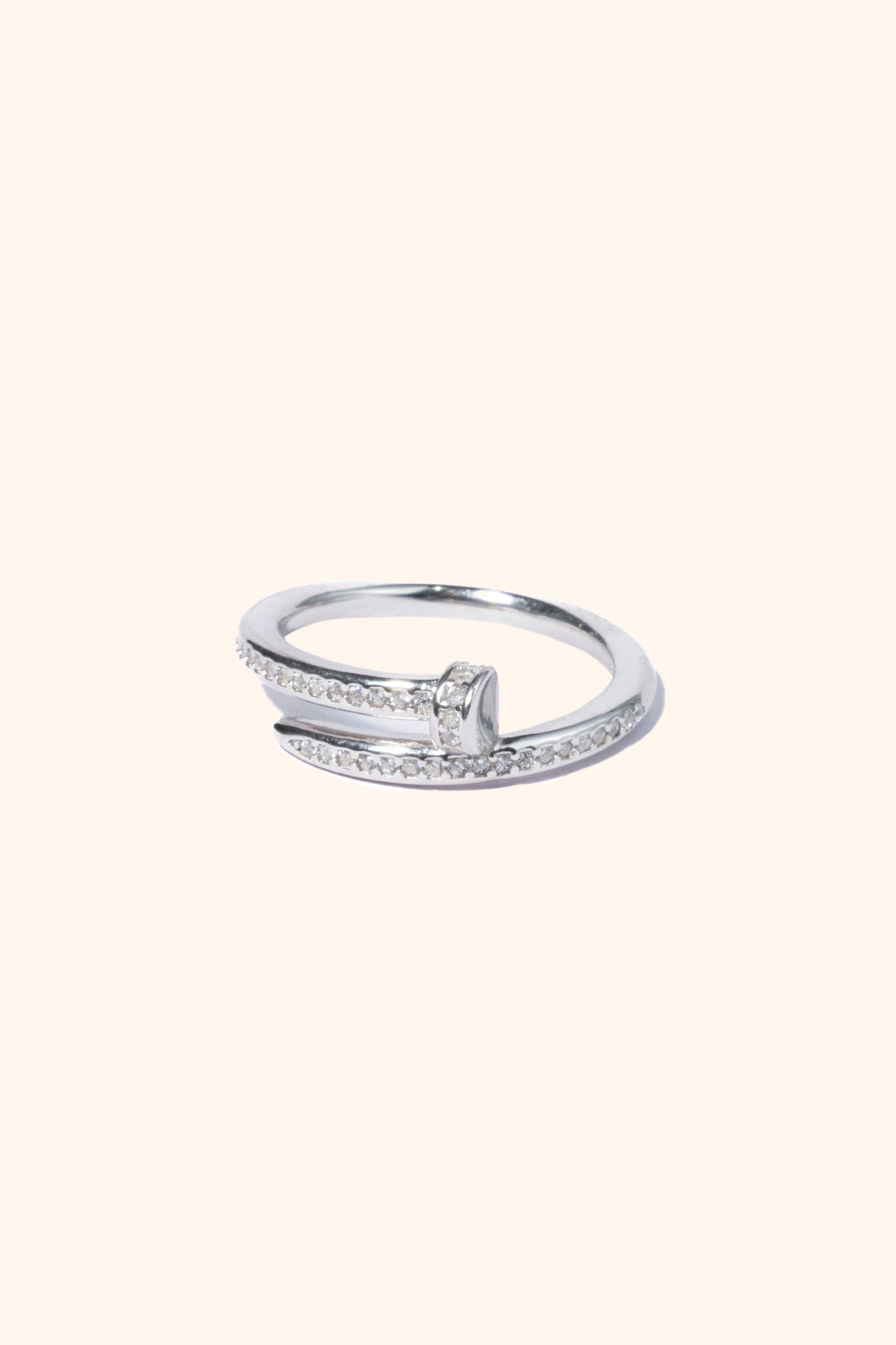 Diamond Nail Ring