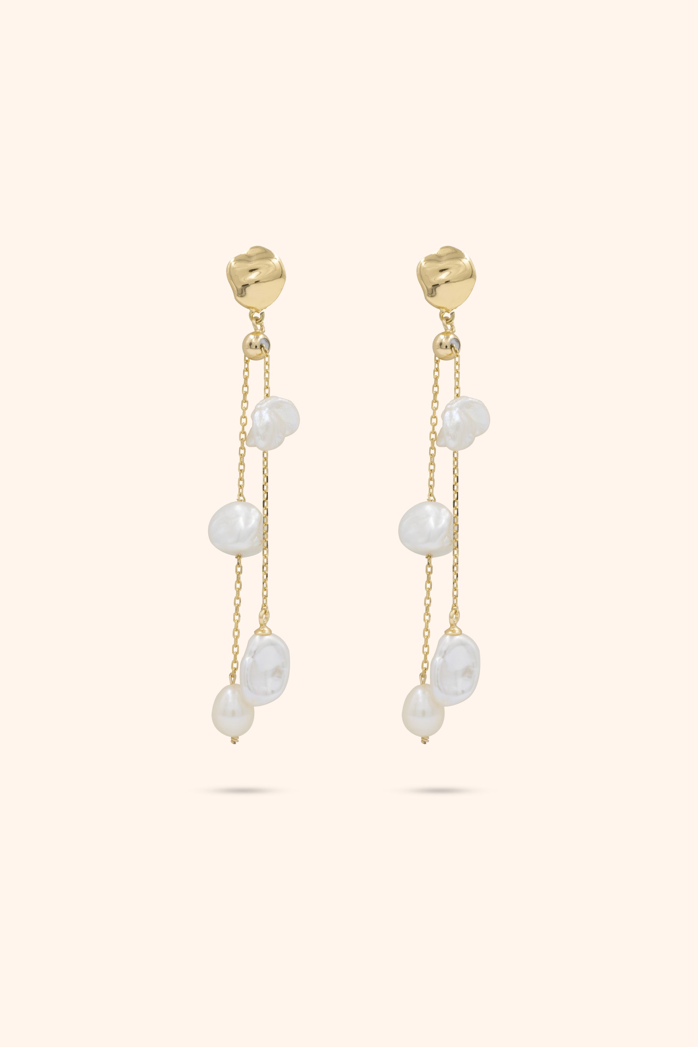 Pearlescent Baroque Earrings