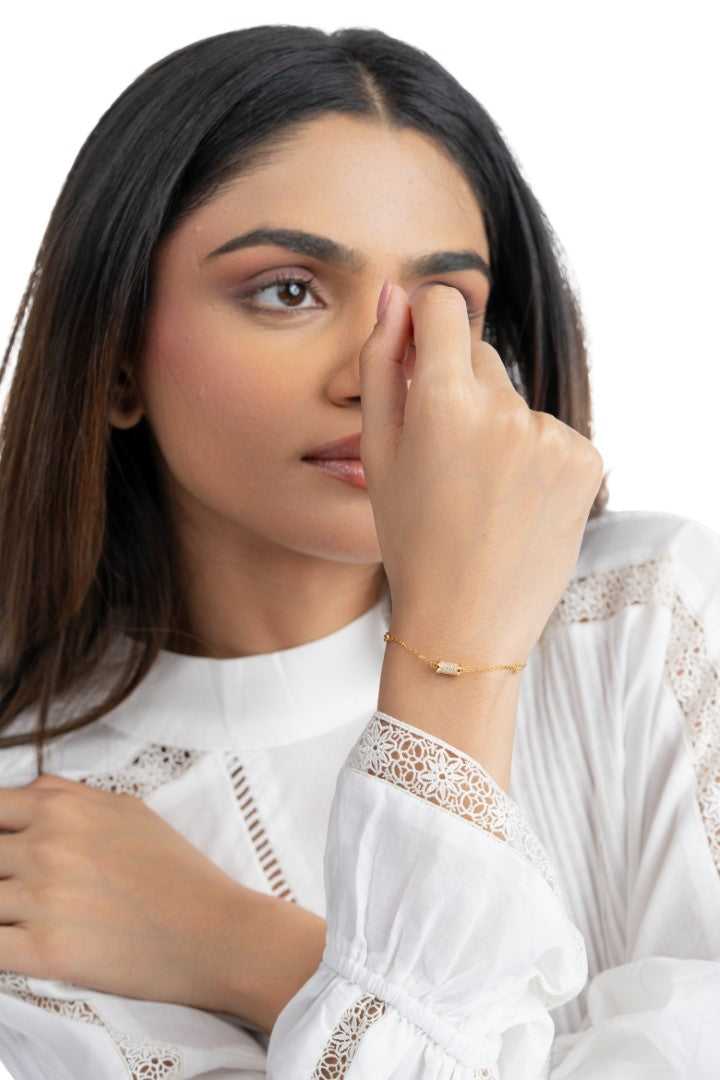 Pave Barrel Bracelet