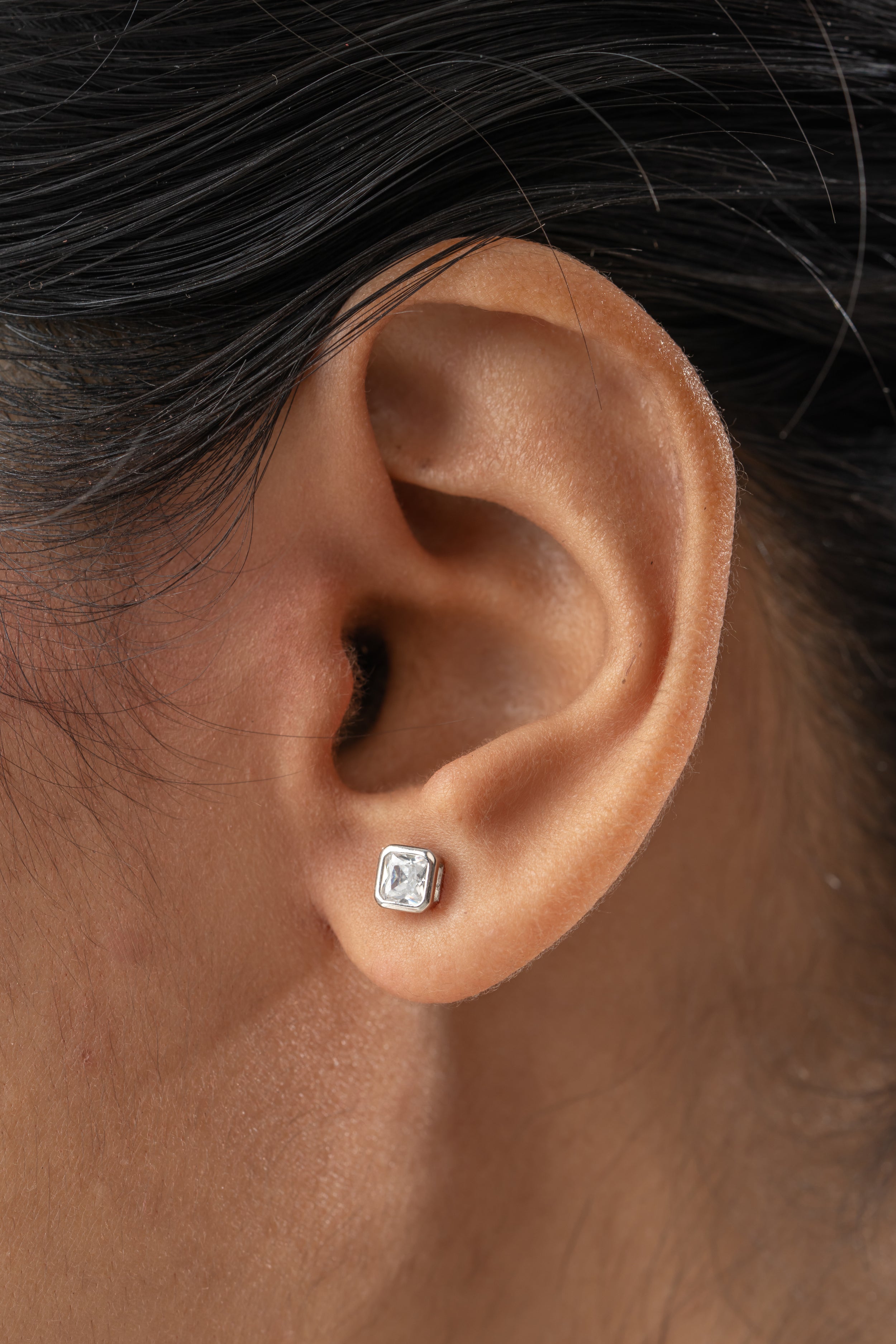 Radiant Diamond Studs