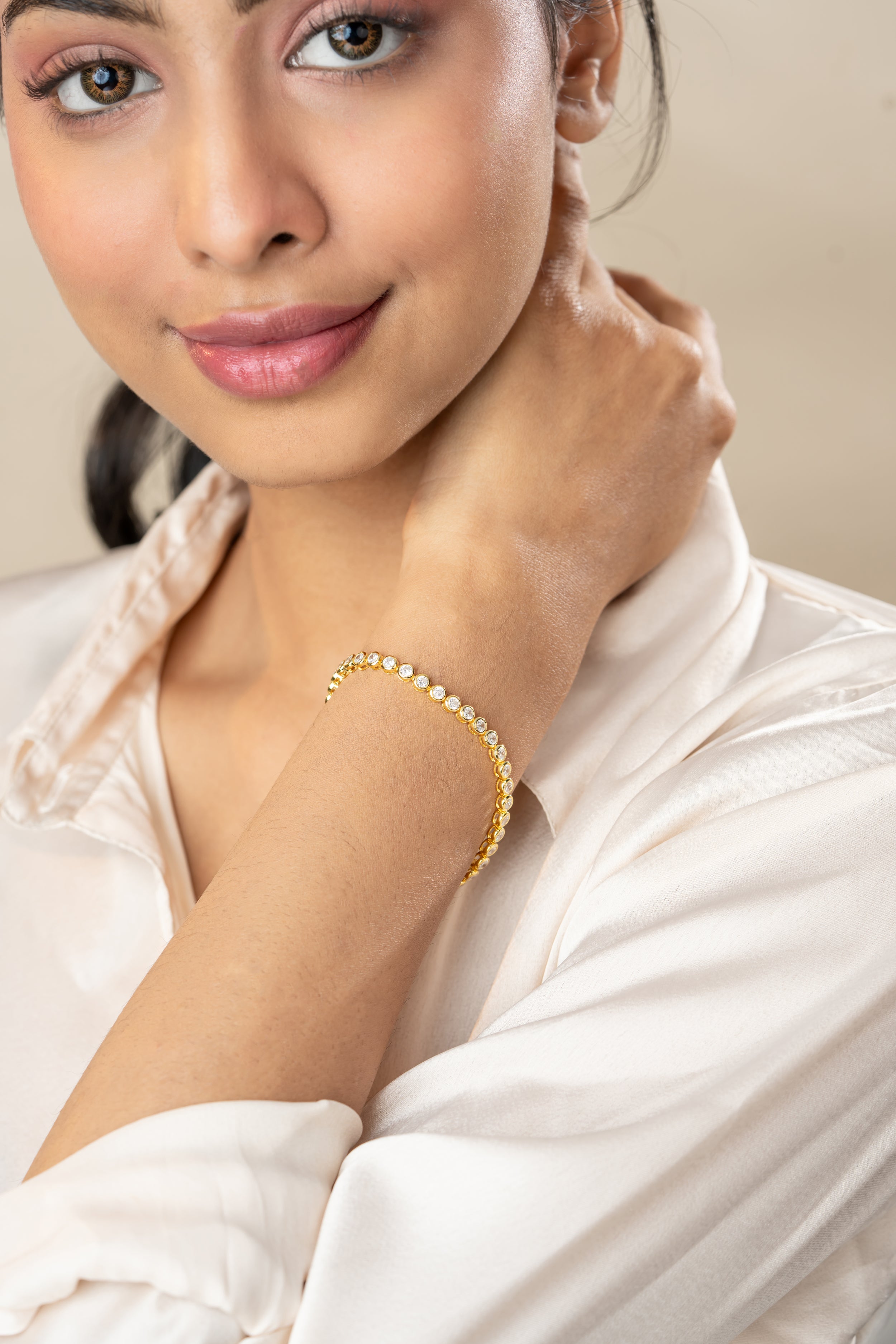 Round Tennis Bracelet